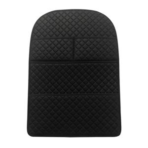 TEMU 킥패드 등받이 보호대 1개입 | 폴리에스터 차량용 시트 및 뒷좌석 정리함, 앞좌석 뒷면 보호, 듀얼 ISOFIX/LATCH