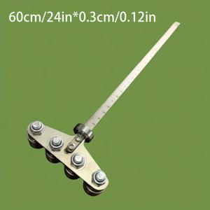 TEMU 정밀 측정용 포지셔닝 캘리퍼스 & 쉬운 목재 절단, 스테인리스 스틸 가이드와 정밀 측정, 조절 가능한 목공 도구, 목공 및 DIY 프로젝트용 (업그레이드 24인치)