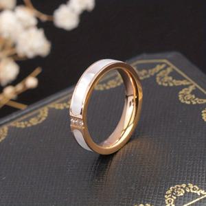 TEMU 세련되고 우아한 스테인리스 스틸 반지, 여성용 스테인리스 스틸 액세서리, 데일리 파티와 선물에 적합, 변색 없는 주얼리