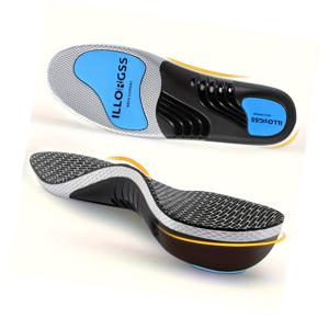 TEMU 2개/1쌍 남녀공용 아치 지지 깔창, 내구성 있는 PU 소재, 두꺼운 쿠션 젤 패드, 고탄성 충격 흡수, 러닝, 피트니스, 일상 착용, 스니커즈, 캐주얼 신발, 발 관리, 편안한 신발|운동화|런닝화|러닝화