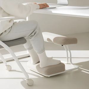 TEMU 올인홈 책상 발받침대 발판 사무실 컴퓨터 2단 쿠션 발받침 다리받침대 풋레스트 기본형