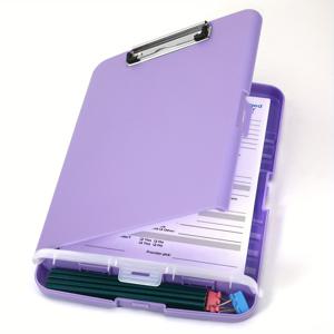 TEMU 문서를 쉽게 정리하고 보관할 수 있는 고용량 클립보드와 펜 홀더