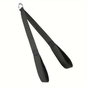 TEMU 1개 삼두 로프 스트랩, 케이블 부착용, 라트 풀다운 운동용 그립, 삼두 풀다운용 로프, 저항 밴드용 홈 워크아웃 핸들, 삼두 로프 헬스 케이블 머신 부착물