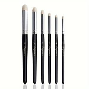 TEMU 미니어처, 40k, D&D, 스케일 모델 및 캐릭터 페인팅을 위한 6피스 프로페셔널 울 페인트 브러시 세트 - 견고한 나무 손잡이 및 알루미늄 페룰이 있는 미세 팁 디테일 브러시