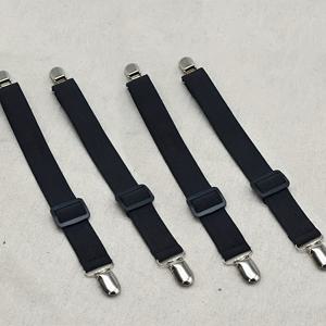 TEMU 4개 침대 시트 담요 테이블보 기숙사 고정 클립 미끄럼 방지 탄성 밴드