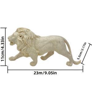 TEMU 모던 크리에이티브 사암 사자 동물 레진 조각상, 가정, 거실, 책상, 와인 캐비닛, 옷장 장식 등에 적합, 새해 봄 홈 , 발렌타인데이 선물, 선물, 생일 선물로 이상적인 선택