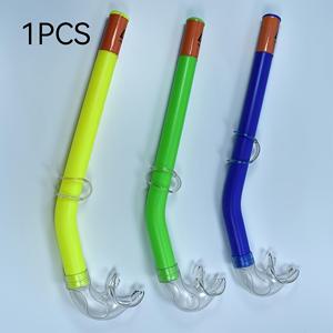 TEMU 편안한 PVC 드라이 탑 스노클, 풀 웨트 슈트, 헤드 스트랩 지지대, 단방향 배기 밸브 특징 - 수영장, 오픈 워터, 다이빙 훈련에 적합