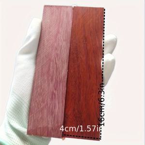 TEMU 외지 경목 2개 세트 (고춧가루나무, 붉은 샌달우드 포함), 16cm/4cm/1cm, 기타 피크, 홈 데코, 파티 선물, 조각 펜던트, 헤어핀, 로고 제작, 창의적인 공예에 적합