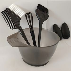 TEMU 미용실 및 가정용 전문 헤어 염색 도구 6종 세트 - 이상적인 컬러 조합을 위한 헤어 스타일링 장비 포함