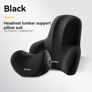 TEMU 카시트 쿠션 콤보 세트, 헤드레스트 허리 지지대 | 통기성 폴리에스터 섬유, 메모리폼 충전재, 편안함 향상, 폭스바겐, BMW, 아우디, , 볼보, 캘리포니아, 토요타, 혼다 및 기타 모델에 적합