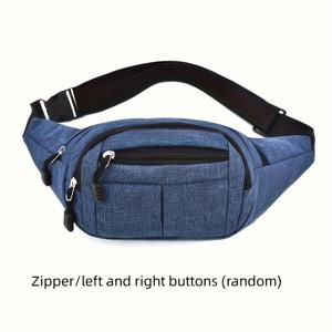 TEMU 세련되고 트렌디한 여성용 웨이스트백, 크로스바디 백, 대용량 남녀공용 웨이스트백, 조절 가능한 숄더 스트랩이 있는 실용적인 웨이스트백