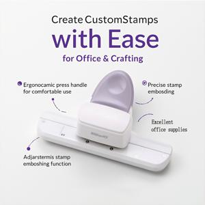 TEMU KedeYou 브랜드 휴대용 엠보싱 머신 | DIY 공예, 그리드 워크시트, 공예용 엠보싱, 재미있는 디자인, 내구성 있는 ABS 플라스틱, 생일 및 휴일용 완벽한 선물, 신학기 시즌, 사무실 및 가정용
