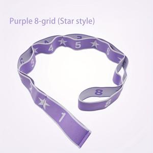 TEMU 1개 다기능 요가 및 저항 밴드, 휴대용 유연성 및 근력 훈련 장치, 초보자, 홈 피트니스, 댄스 및 여행에 적합, 내구성이 뛰어난 폴리에스터 섬유 재질, 요가 운동, 조절 가능한 멀티 루프 스트레치 밴드