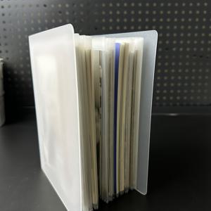 TEMU 아이돌 카드, 게임 카드, 수집품을 위해 설계된 넉넉한 A6 바인더 (40페이지) - 방진, 주름 방지, 분실 방지 기능이 있는 루스리프 삽입 책으로 특징 - ID 카드, 티켓과 같은 다용도 정리함으로 적합|포카바인더