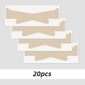 TEMU 목 리프팅 테이프 투명 데일리용, 방수, 통기성, 땀 방지, 이중 턱살 및 턱선 즉각 리프팅, 목 리프팅 스트립, 목 리프팅 테이프, 얼굴 리프팅 테이프, 목 주름 패치, 셀프 접착식 신축성 라이트 베이지 리프팅, 탄력 있는 N