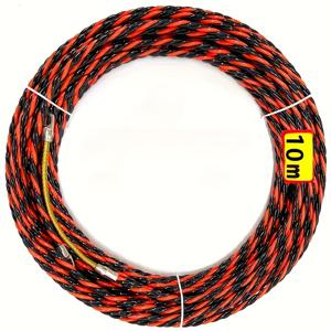 TEMU 전기 기술자용 와이어 당김 도구, 강철 제작, 부직포 구조 및 내구성 금속 커넥터로 쉬운 케이블 삽입 가능