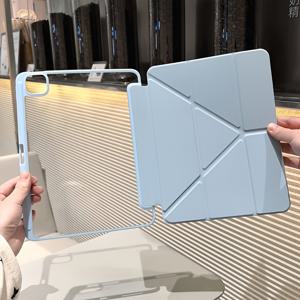 TEMU 아이패드 케이스 (A16) 11인치/10.9인치 11세대/10세대 (2025/2022) 모델용, 펜슬 홀더 포함, 가벼운 충격 방지 커버, Y자형 디자인으로 다양한 시야각 지원