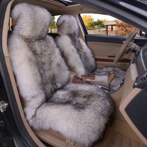 TEMU 겨울용 자동차 시트 쿠션, 플러시 인조양가죽 커버, 부드럽고 따뜻한 미끄럼방지 운전석 & 조수석 패드, 폼 패딩, 압축 가능한 휴대용, 자동차, 트럭, SUV용, 차량 시트 보호대 MK-5