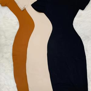 TEMU 3피스 롱 드레스 세트, 우아하고 세련된 캐주얼 포멀 드레스, 클래식 반팔 드레스로 레이어링 또는 아우터웨어로 착용 가능. 우아한 여성 파티 드레스, 여름 드레스, 봄/가을 롱 스커트, 바디콘 드레스, 연말 파티 드레스, 새해 전야 드레스, 휴일 드레스 YT