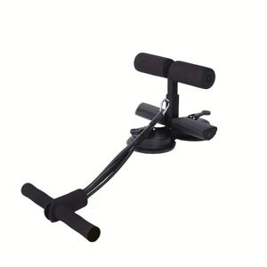 TEMU 휴대용 시트업 바, 강력한 흡착컵 2개 및 조절 가능한 발 받침대 포함 - 복근, 코어, 팔, 다리 운동을 위한 텐션 로프 AB 운동 장비 - 여성/남성용 홈짐 피트니스 기구, 미끄럼 방지 디자인, 소형 운동 도구