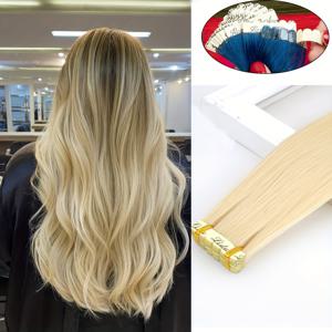 TEMU 페스티벌 10개 세트 업그레이드 필름 이어 핑크색 염색 헤어 익스텐션