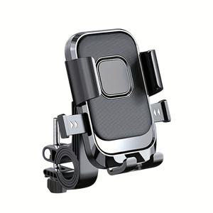 TEMU 크리에이티브 모터사이클 폰 홀더, 충격 방지 및 내비게이션을 위한 360도 회전 가능 전기 자전거용