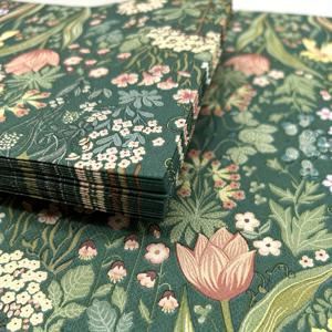 TEMU 20개입 생동감 넘치는 플로럴 일회용 냅킨 - 2겹 그린 리프 & 컬러풀 플라워 프린팅 페이퍼 타월, 웨딩, 브라이덜 샤워, 생일, 야외 행사 및 할로윈&크리스마스 테이블 데코 필수품