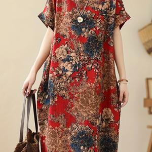 TEMU 플러스 사이즈 드레스