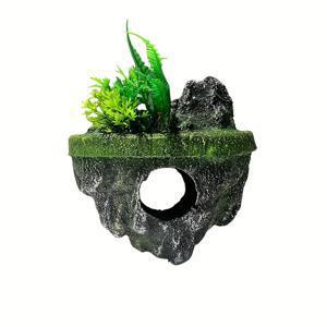 TEMU 떠다니는 섬, 바위, 어항 조경, 수족관 장식