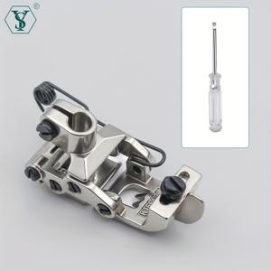 TEMU KT664 퀼팅 기계를 소개합니다. 재봉용으로 설계되었으며, 3개의 바늘과 5개의 실을 사용하는 소형 사각형 헤드가 특징입니다. 5.6개의 바늘 위치를 지원하며, 두꺼운 재질을 처리할 수 있으며, 뼈 압착 발판이 장착되어 있습니다.