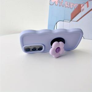 TEMU 휴대폰 케이스 - 꽃 모양 휴대폰 케이스, 스탠드 휴대폰 케이스, 아름다운 여성 휴대폰 케이스, 맞춤형 휴대폰 보호 커버, 삼성 갤럭시 S25 플러스/S24 울트라/S23 FE/S22/S21 FE용