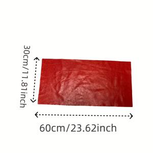 TEMU 1개 빨간색 양피革, 두께 0.5mm-0.8mm, 가방 안감 및 기타 용도로 사용 가능. 신발, 귀걸이, 가방, 휴대폰 케이스, 지갑, 핸드백, 의류, 수제 노트, 다이어리, 쿠션, 차량용 베개 등에 적합