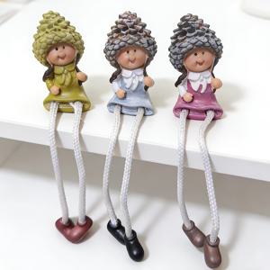 TEMU 3개 세트 컨트리 팜하우스 소나무 콘 레진 조각, 창의적인 긴 다리 아트 공예, 실내외 다목적 장식, 전기 불필요, 실내 장식품, 팜하우스 데코, 예술 공예, 긴 다리 디자인, 내후성 장식, 수제 장식, 다기능 장식, 장식 피규어, 인테리어 , 시골풍 장식