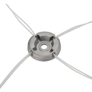 TEMU 유니버설 알루미늄 합금 잔디 트리머 헤드, 트리밍 헤드, 나일론 스틸 와이어 로프 호환. 잔디 깎이 추가, 잔디 기계 교체 부품, 트리머 부품