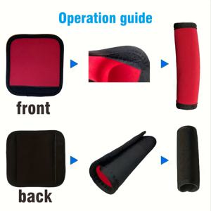 TEMU 서브우퍼 핸들 손목밴드 1개 - 레드 패브릭, 내구성과 편안함, 카 스테레오 스피커용, 이스터 및 크리스마스 선물로 적합한 카 스테레오 액세서리 | 내구성 있는 디자인, 서브우퍼 액세서리 전용