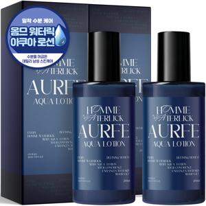 TEMU [1+1 구성] 아우페 옴므 워터릭 아쿠아 로션 에멀젼 200ml 남성 남자 대용량 수분 진정 보습 올인원
