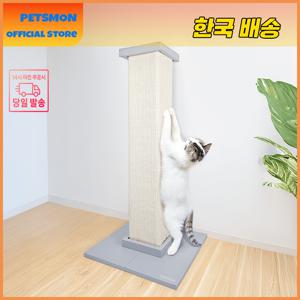 TEMU 펫츠몬 고양이 우드 사각 기둥 스크래쳐 84cm 그레이