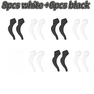 TEMU 14개입 (7쌍) 미끄럼 방지 안경 그립 | 독서 및 패션 안경용 범용 미끄럼 방지 귀걸이, 헬스, 사무실, 남녀 모두에게 안전한 착용감, 실리콘 소재