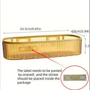 TEMU 라이트 럭셔리 욕실 아크릴 선반 벽걸이형 화장실, 욕실, 세면대 및 세면대용 벽걸이 수납 선반