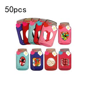 TEMU 50개 세트 데이 카드, 메이슨 자르 해피 데이 카드, 재미있는 교실 선물, 학교 교환 파티 생일 결혼식 카드 (사탕 미포함), 선물 포장에 적합