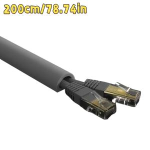 TEMU 데스크탑용 자가 점착 PVC 케이블 정리 튜브, 노출된 전선으로 넘어짐 방지, 은닉형 소프트 케이블 채널 및 가정 장식용 장식 전선 보호 스트립 특징