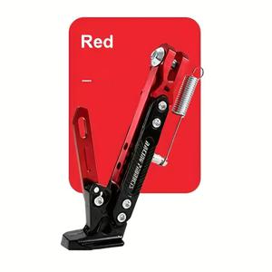 TEMU 업그레이드된 사이드 스탠드 - 높이 조절식 킥스탠드 - 견고한 알루미늄 합금 풋페그, , 스쿠터, 전기 자전거와 호환, 튼튼한 구조, 현대적인 차량 액세서리, 보관이 쉬운 디자인, CNC 정밀 구조, 미끄럼 방지, 거리용/오프로드용 바이크 개조에 필수품!