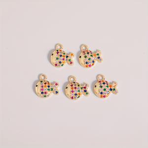 TEMU 작은 물고기 수제 DIY 주얼리 액세서리 5개, 작은 DIY 주얼리 팔찌 참, 주얼리 제작 용품, DIY 목걸이, 펜던트, 귀걸이, 의류, 신발 및 부츠, 주얼리 액세서리용, 네일 아트, 휴대폰 케이스 장식 액세서리용