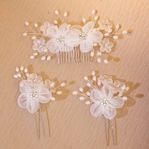 TEMU 우아한 헤어스타일을 위한 3종 세트: 헤드핀, 빗자루, 클립