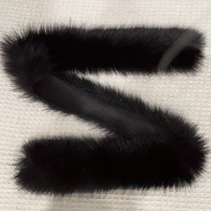 TEMU 3.5*90CM 인조 토끼털 크리스마스 장식, 크리스마스 트리 장식, 리본 스트립, 창문 장식, 레이스, 흰색 배경 벽 장식용 녹색, 플러시