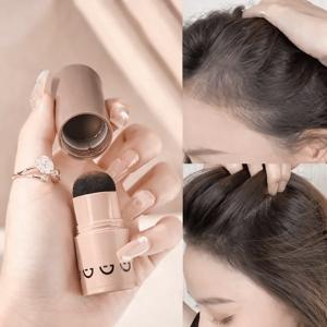 TEMU 회갈색 헤어라인 쉐도우 파우더 스틱 자연스러운 빈모 커버 방수 땀에도 강한 헤어라인 수정 메이크업