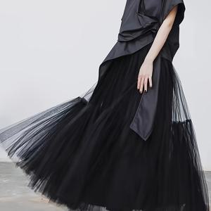 TEMU 메쉬 성인용 스윙 스커트