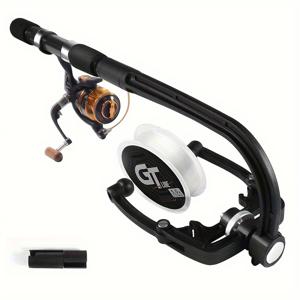 TEMU 낚시 릴 라인 감기 도구로 라인을 쉽고 빠르게 스풀링 가능, 야외 낚시 시 낚싯대에 적합