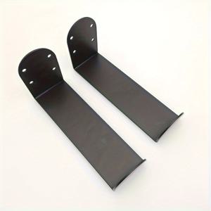 TEMU 2-팩 유니버설 스테인리스 스틸 서프보드 및 스키 랙, 벽걸이 보관 디스플레이 선반, 실내 사용을 위한 내구성 있는 스포츠 장비 홀더