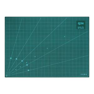 TEMU 슈퍼 사이즈 A0 - 47.24x35.43인치 그린 셀프 힐링 커팅 보드 - 1개 양면 사용 가능 PVC 커팅 매트, 가죽 공예용 테이블 DIY 재봉, 퀼팅, 가죽 커팅, 스크랩북 및 다양한 아트 프로젝트에 유용한 도우미